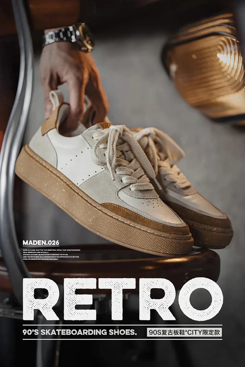 Men's Low Top Casual Breathable Skateboarding Shoes T