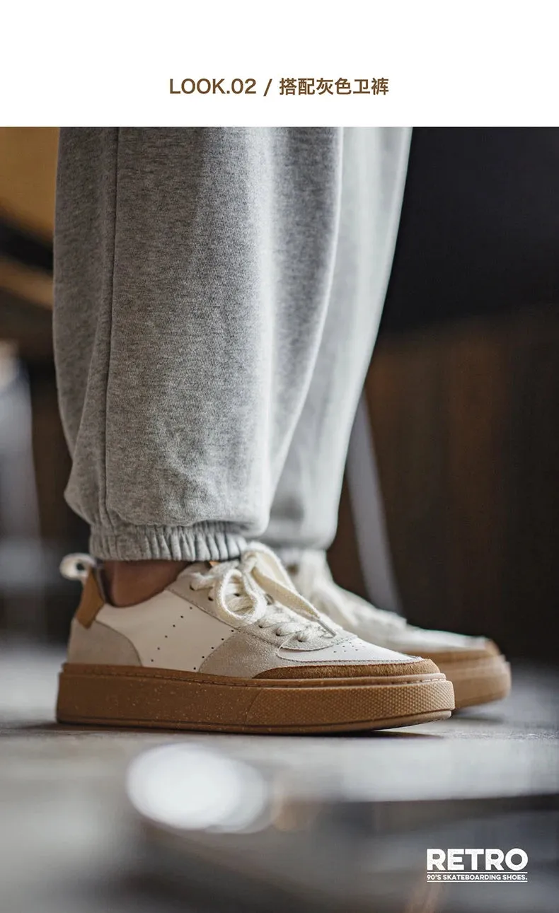 Men's Low Top Casual Breathable Skateboarding Shoes T