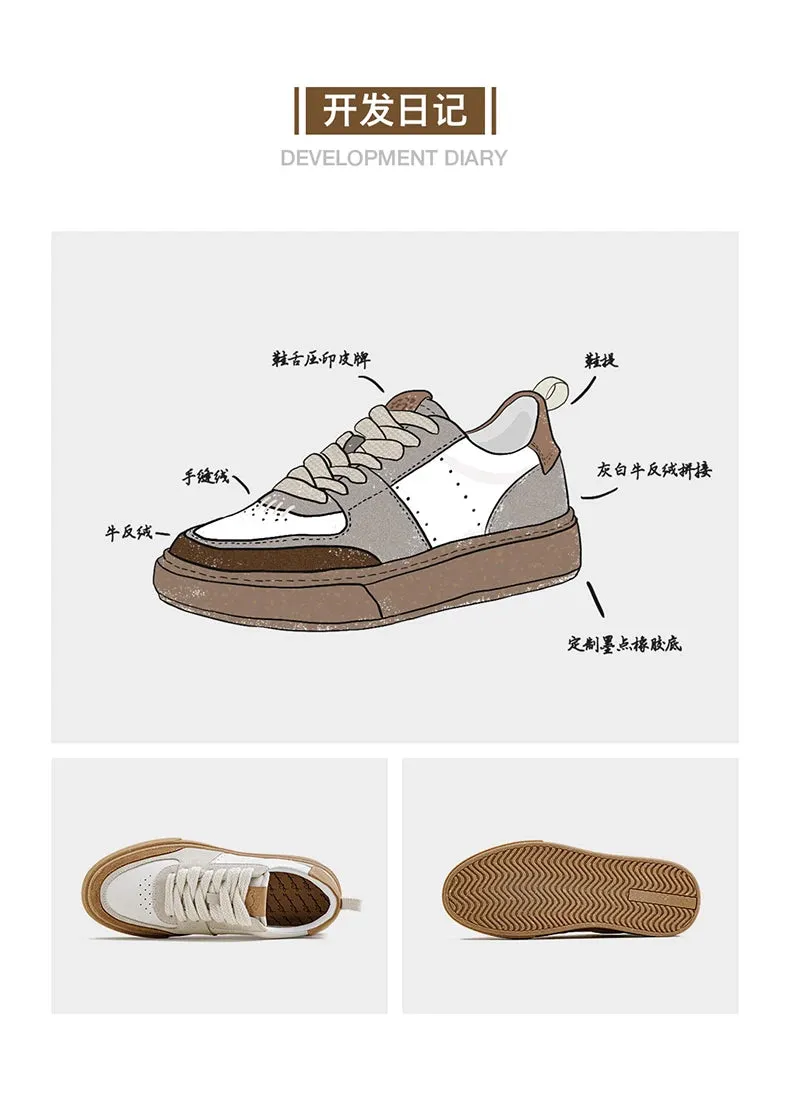Men's Low Top Casual Breathable Skateboarding Shoes T