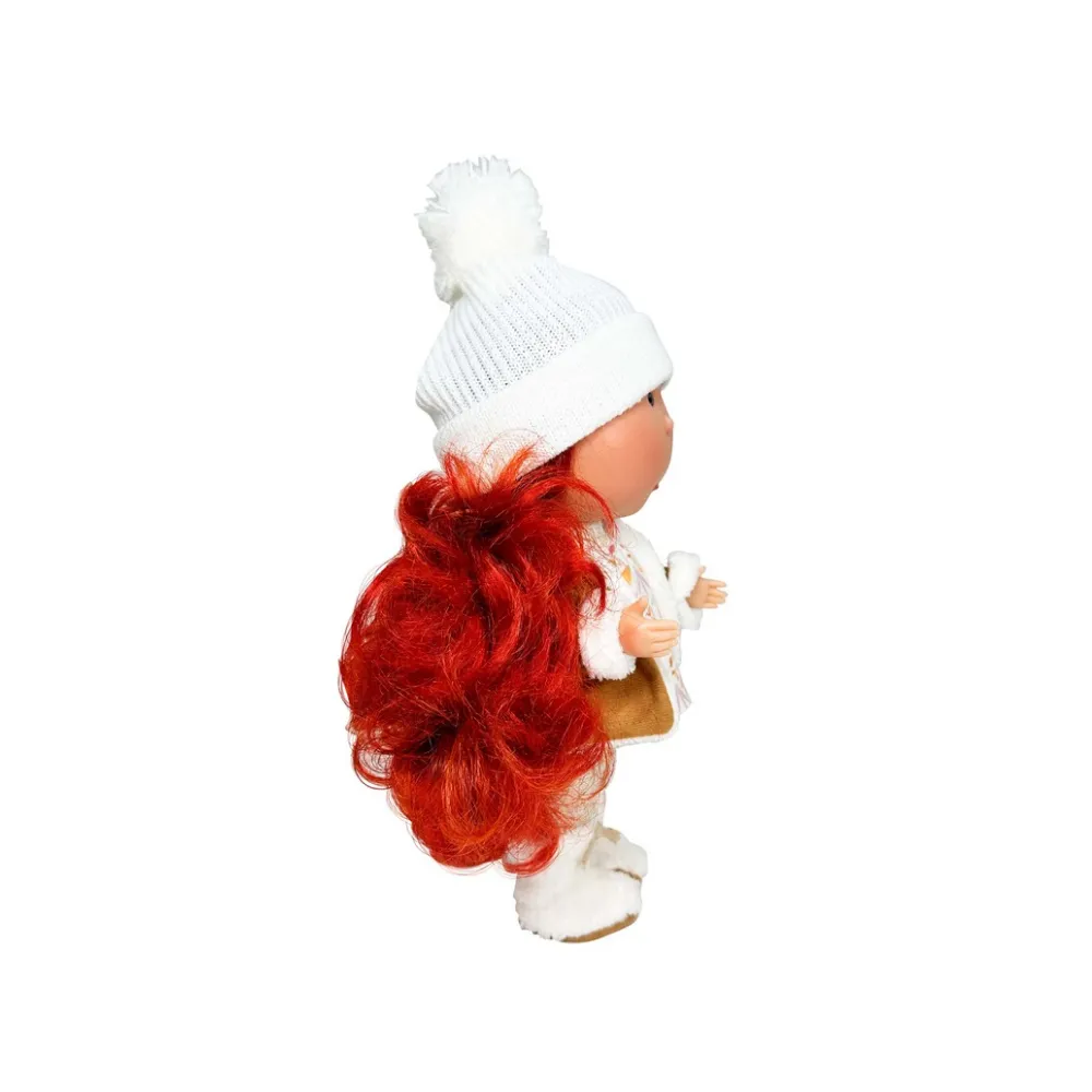 Mia with Red Hair and Winter Coat