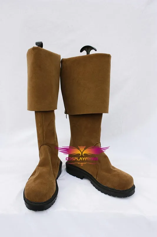 Movie Pirates of the Caribbean Jack Sparrow Cosplay Shoes Boots Custom Made for Adult Men and Women