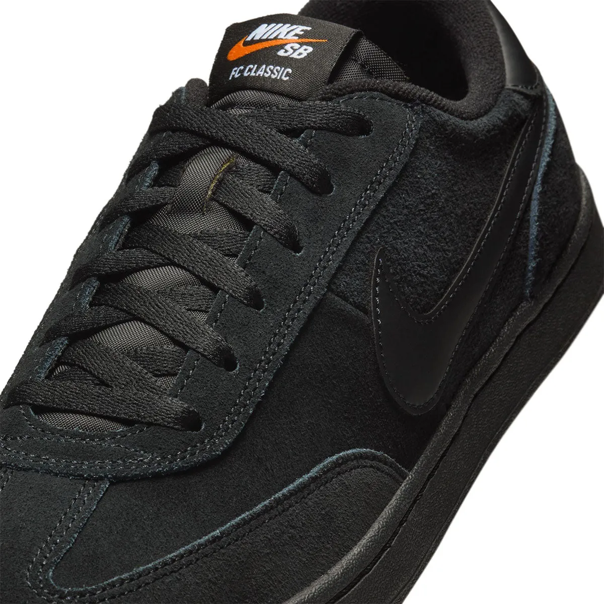Nike SB - FC Classic Shoes Black/Black-Black-Vivid Orange