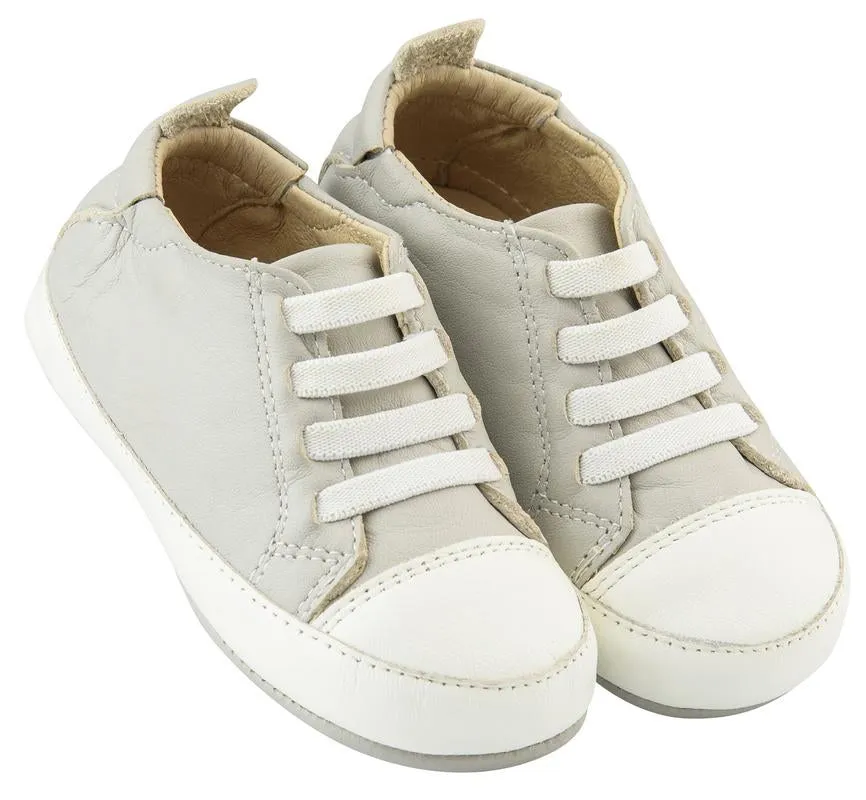 Old Soles Boy's and Girl's Eazy Tread First Walker Sneakers, Gris