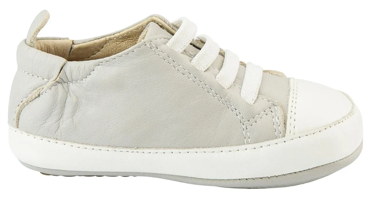 Old Soles Boy's and Girl's Eazy Tread First Walker Sneakers, Gris