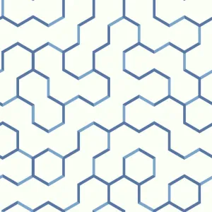 Open Geometric Peel and Stick Wallpaper