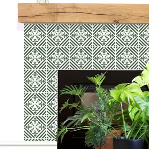 Oregon Tile Repeat Stencil
