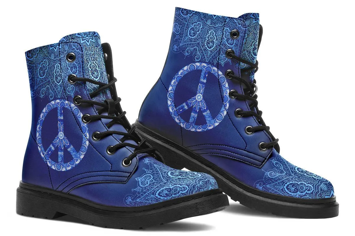 Peaceful World Dark Blue