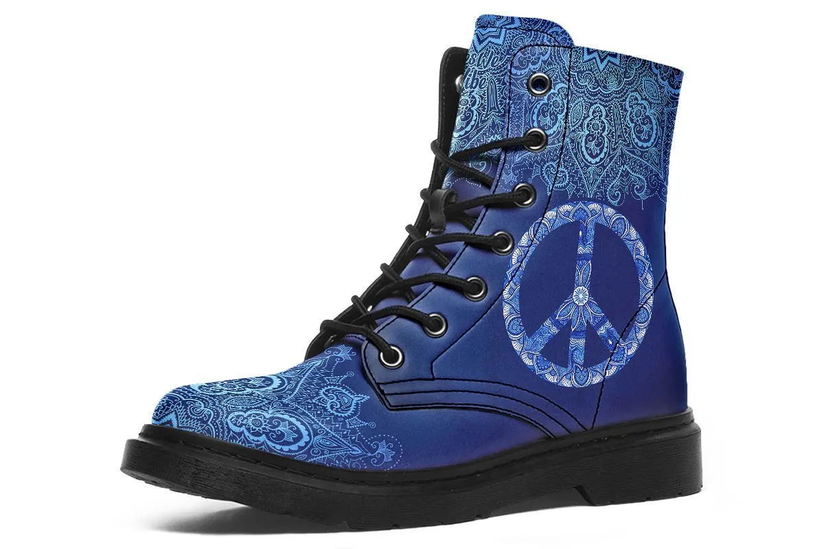 Peaceful World Dark Blue