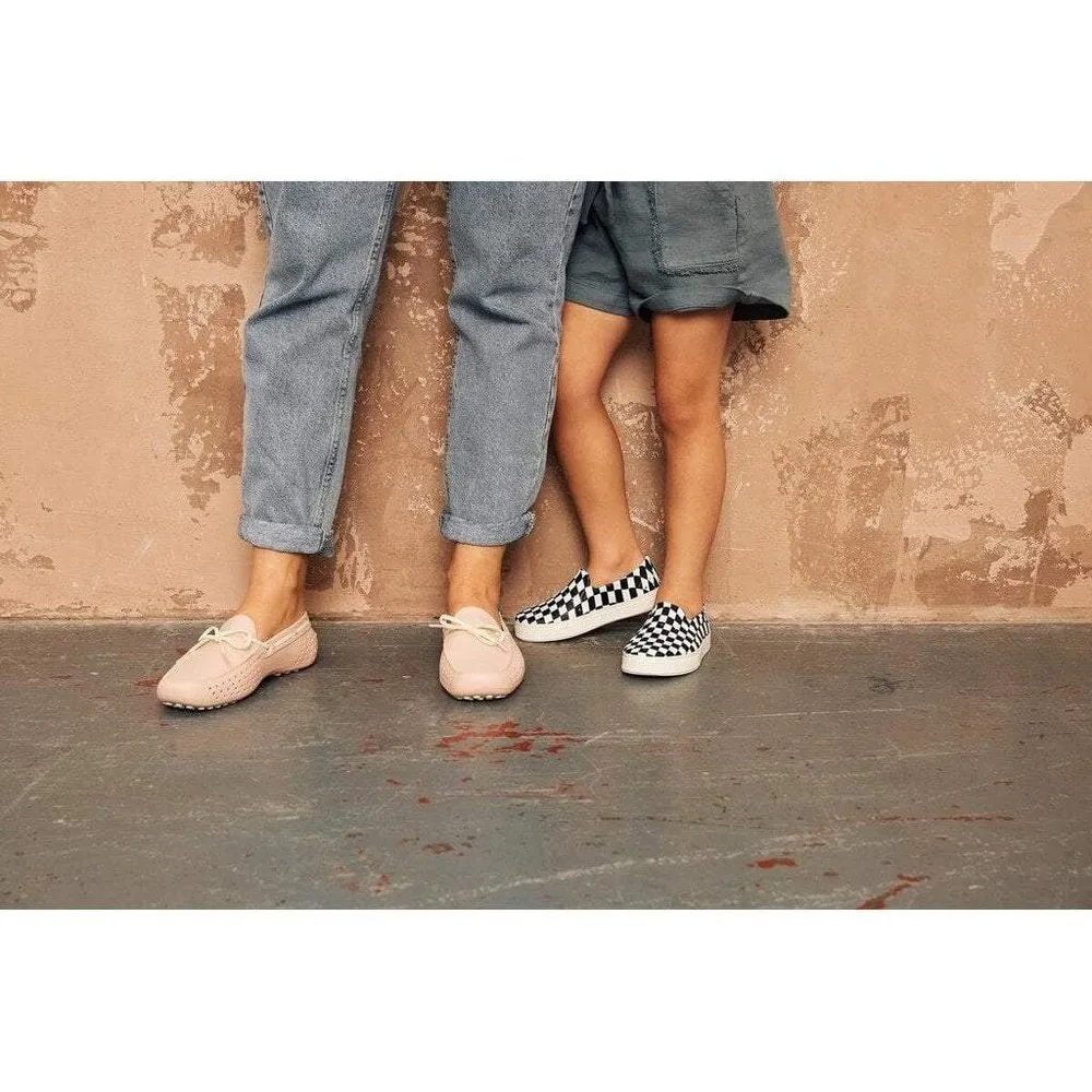 People Footwear The Slater Kids Checker: Picket White (Graphic)