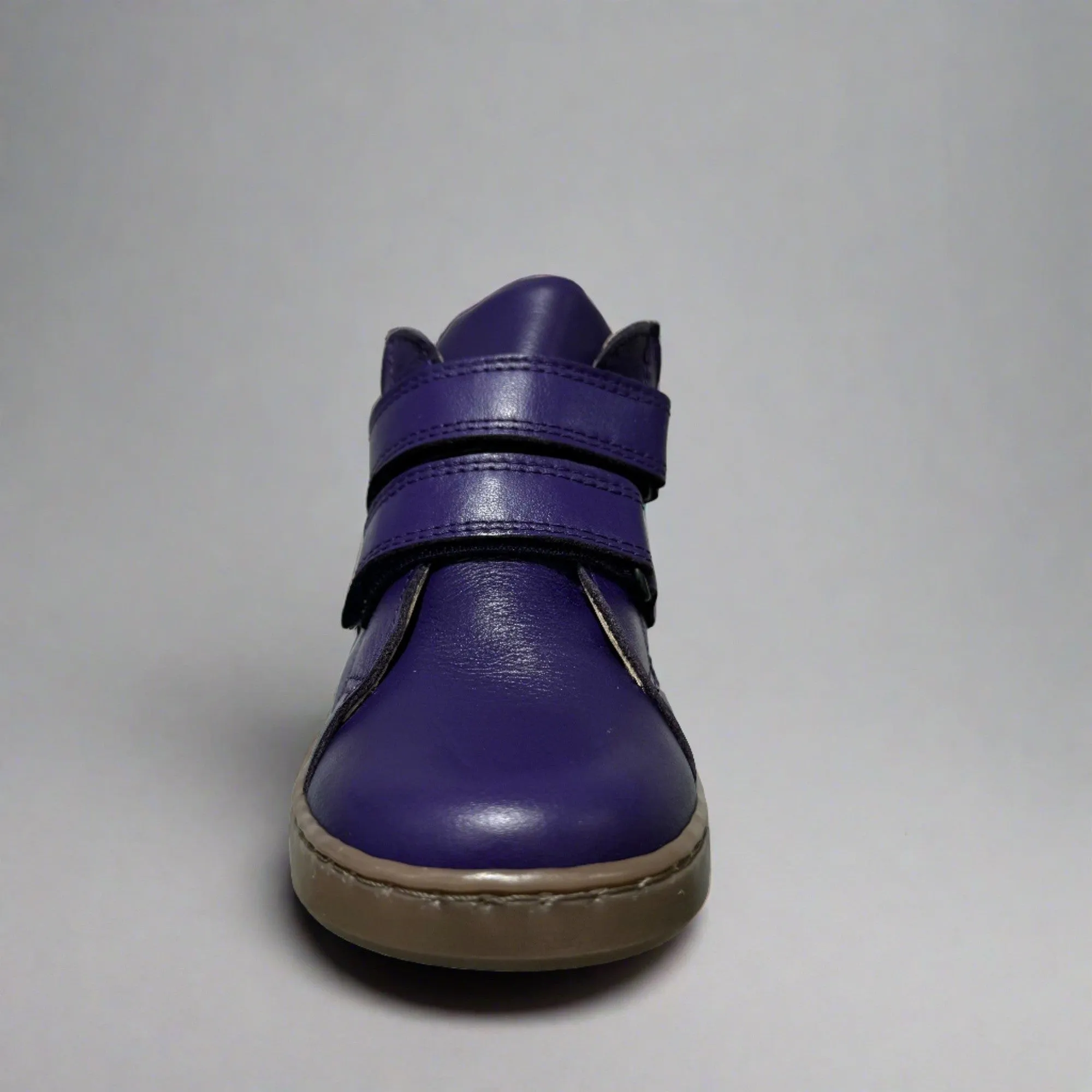 Petasil Grange 21748 Girls Purple Leather Touch Fastening Ankle Boots
