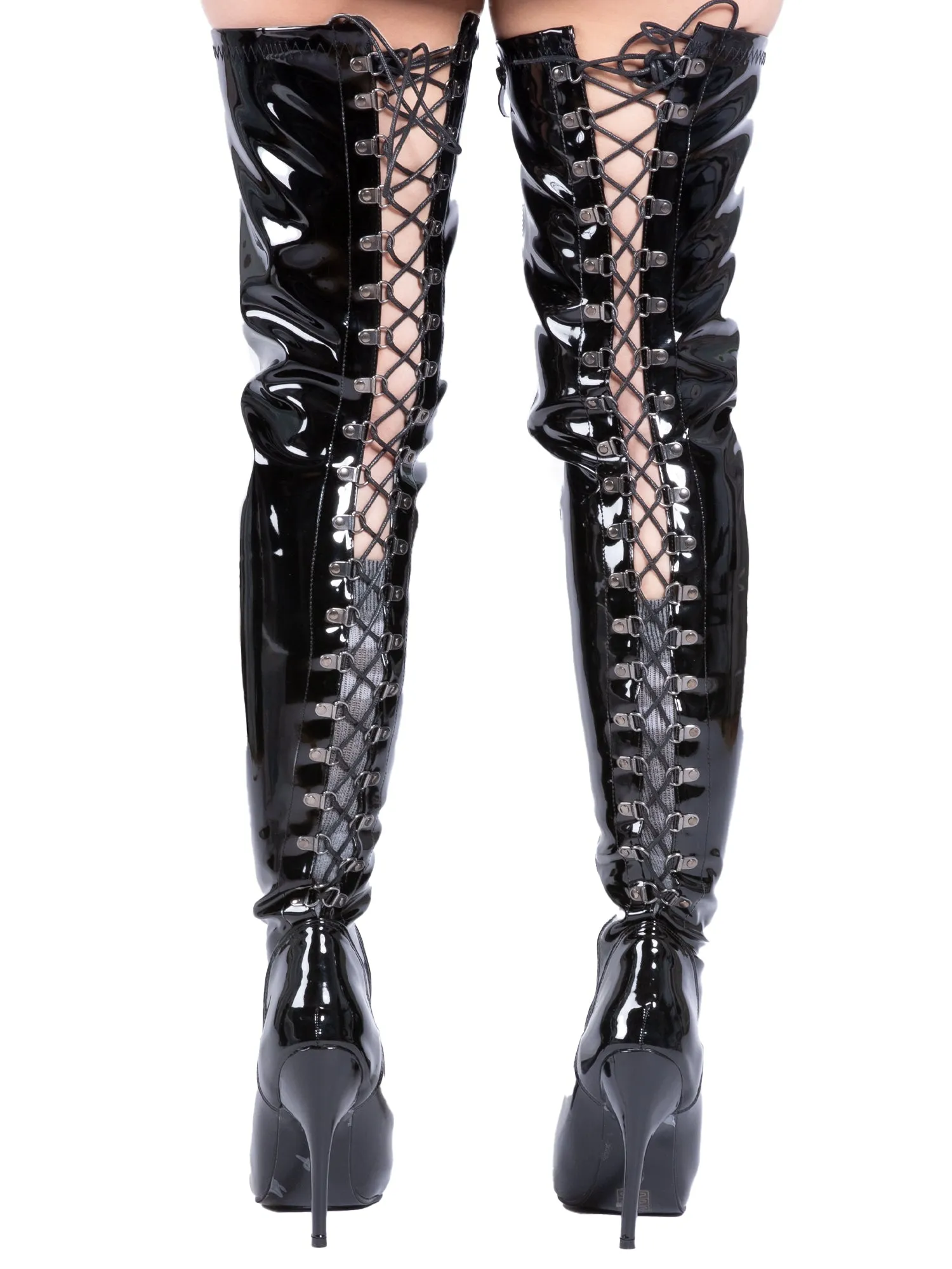 Praise PVC Thigh Boots