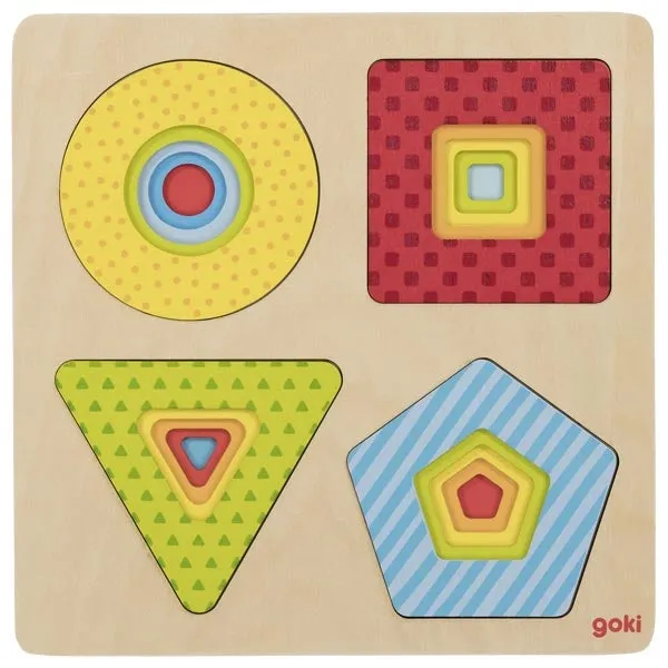 Puzzle - Stacking Geometrical Shapes
