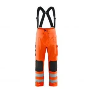 Rain&#x20;Trousers&#x20;Level&#x20;3&#x20;1306&#x20;High&#x20;Vis&#x20;Oranje&#x20;-&#x20;Bl&#xE5;kl&#xE4;der
