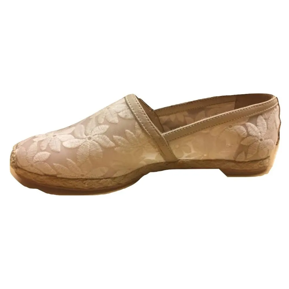 Rest Off White FS/NY Womens Espadrille Flat