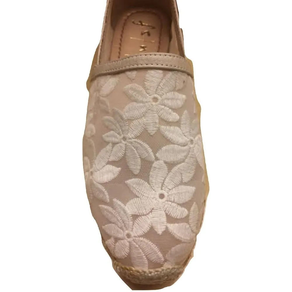 Rest Off White FS/NY Womens Espadrille Flat