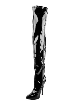 Savage PVC Thigh Boots