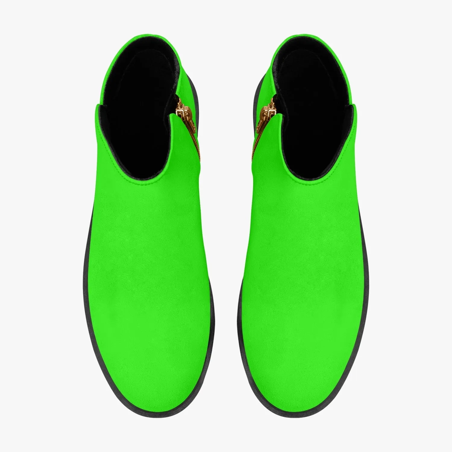 Sixty Eight 93 Logo White Lime Green Suede Boots