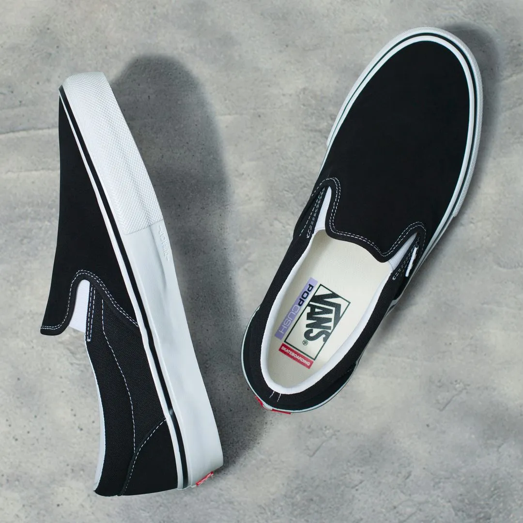 Skate Slip-On - Black/White