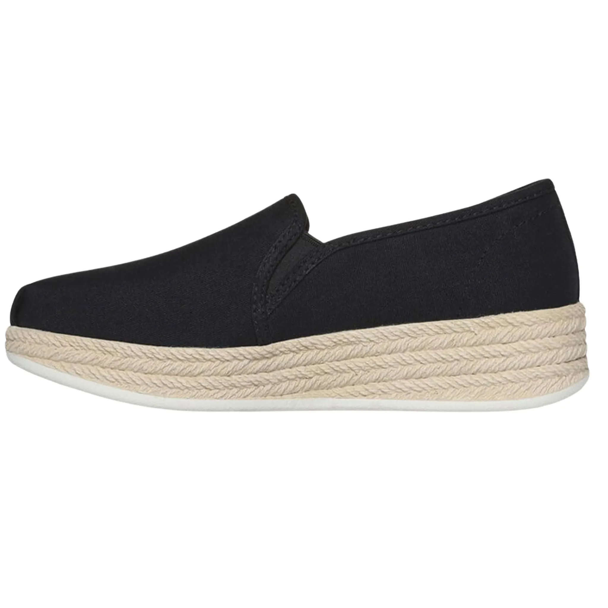Skechers Women's 114070 BOBS Urban HighLites Black Casual Shoes