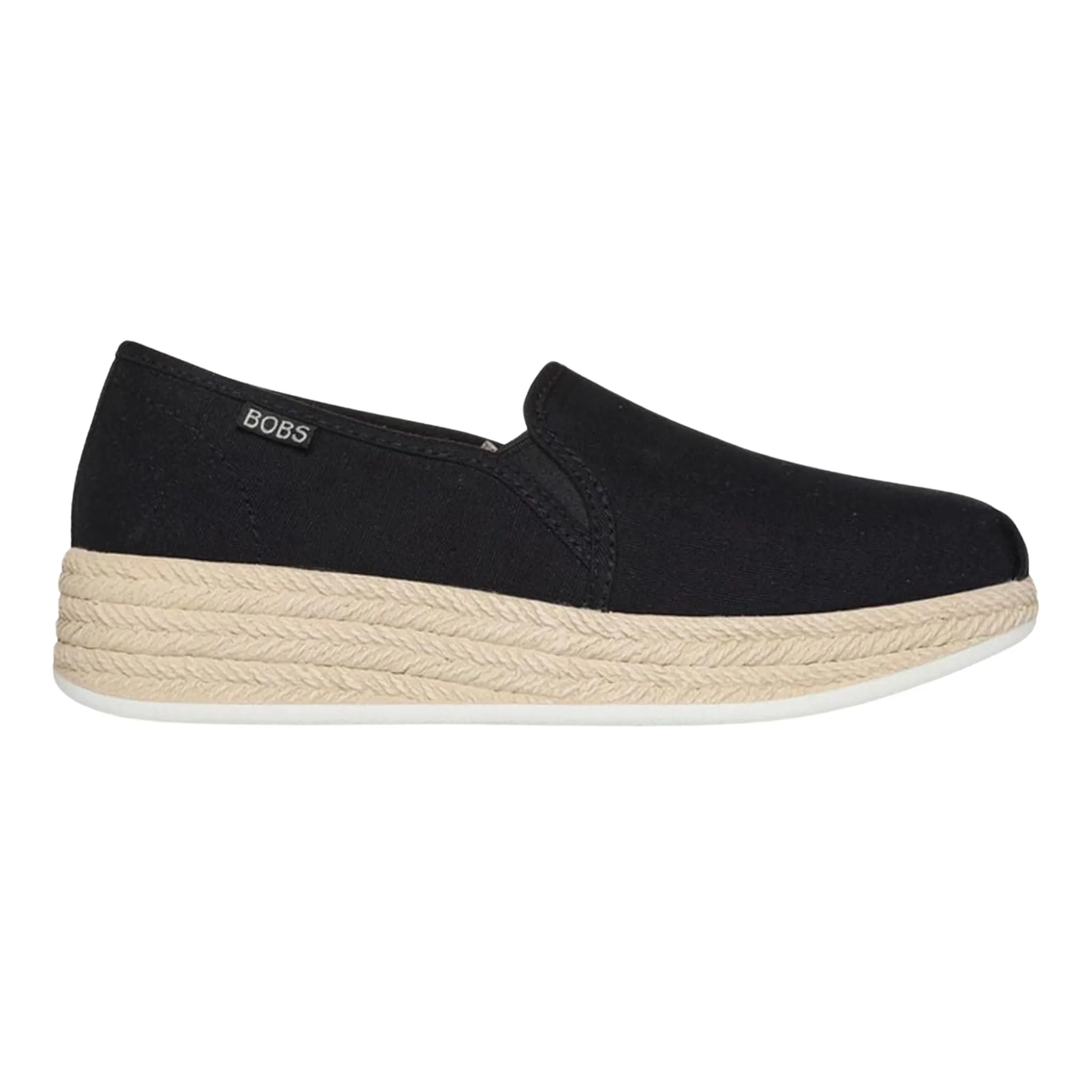 Skechers Women's 114070 BOBS Urban HighLites Black Casual Shoes