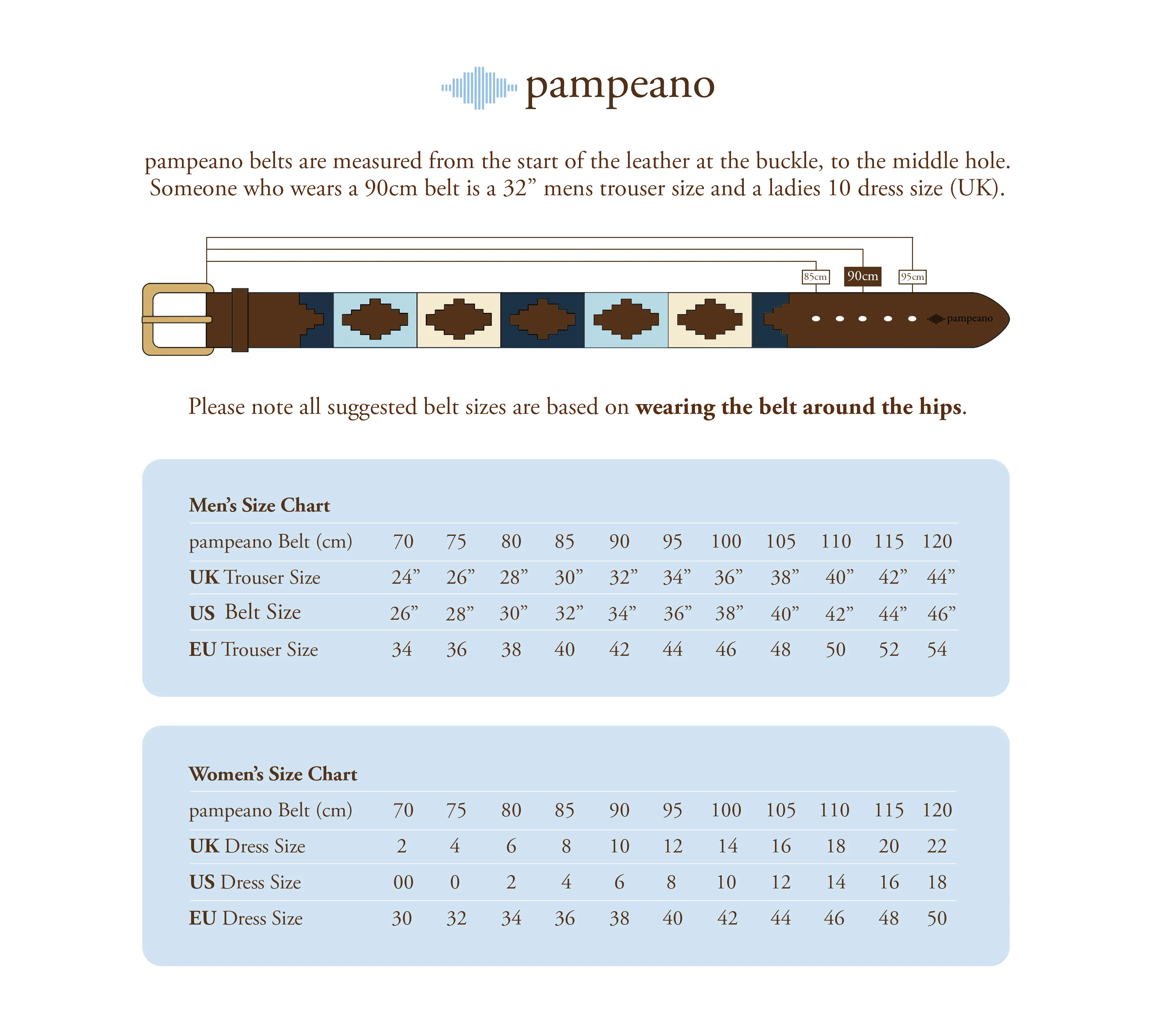 Skinny pampeano Belt - 'Hermoso'