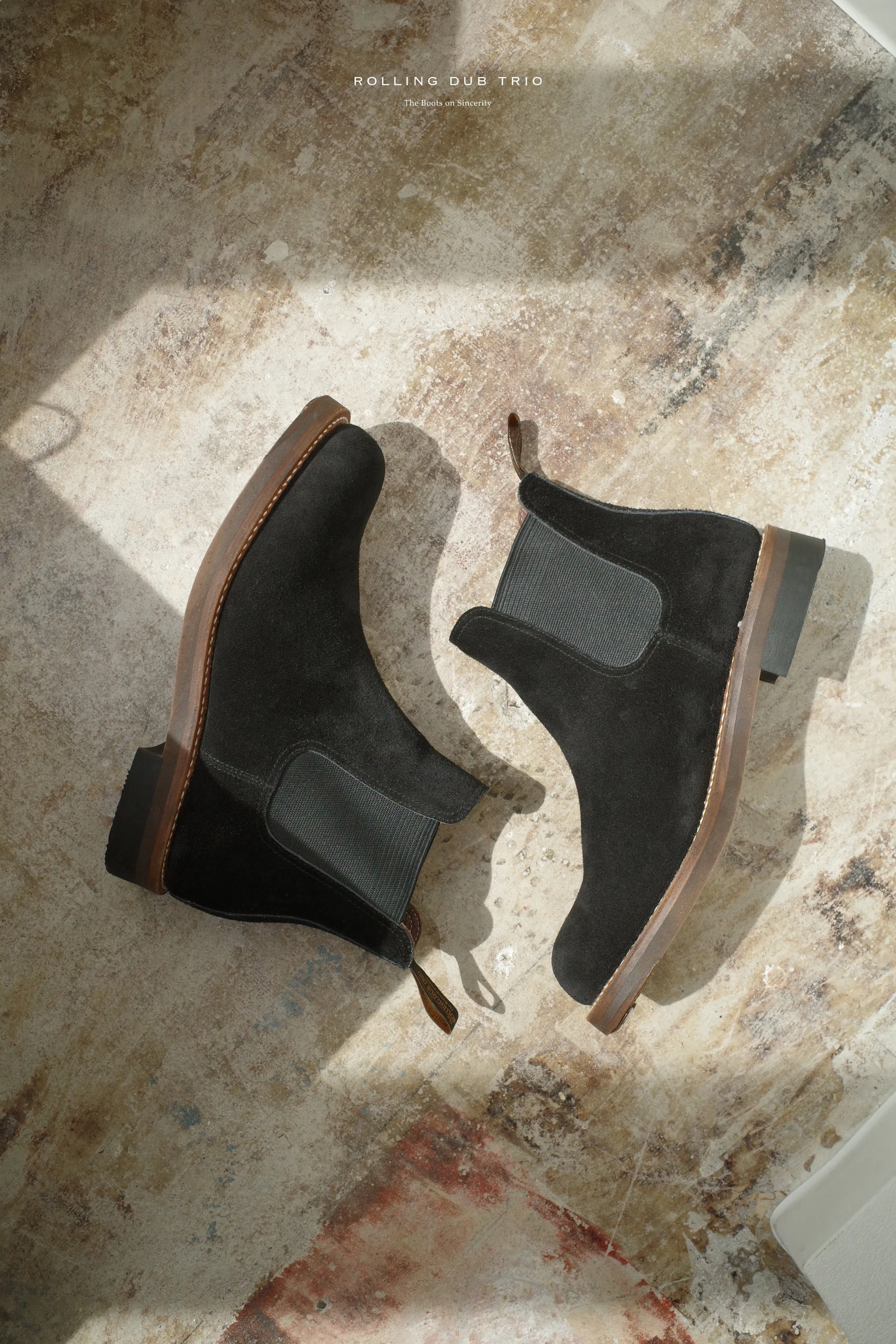 STAN (Black Oil Suede)