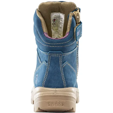 Steel Blue Women's Jungle 6" WP Soft Toe Cross Zip Ankle Boot - Sand - 812861