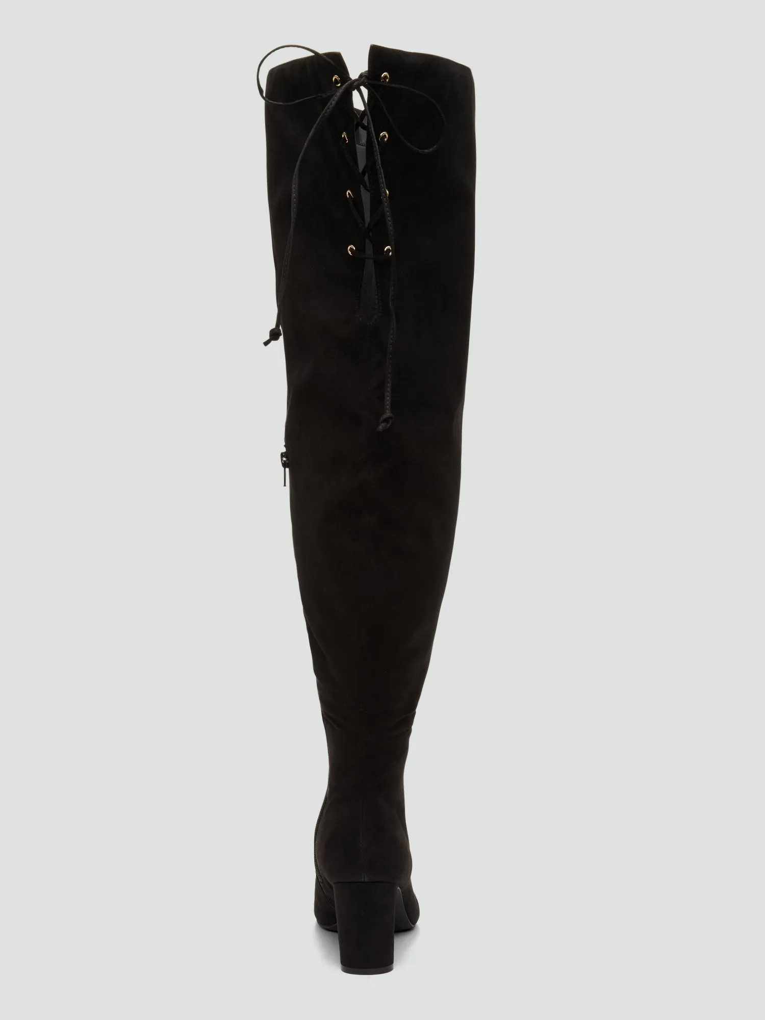 Suidi Faux Suede Thigh-High Boots
