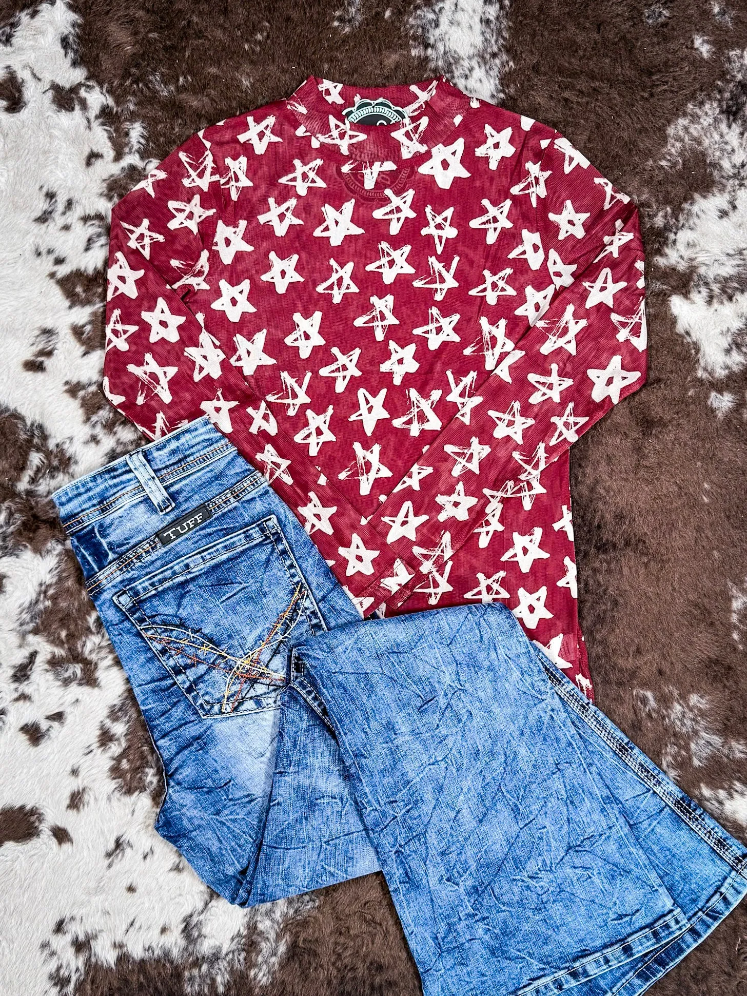The Stars At Night Mesh Top