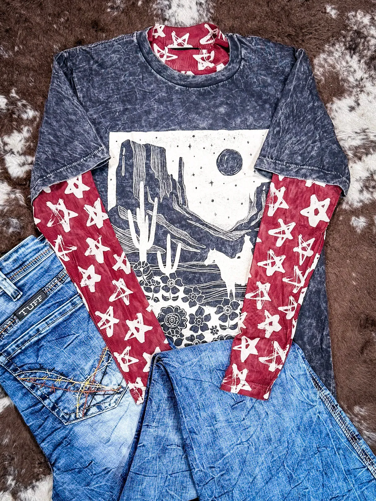 The Stars At Night Mesh Top