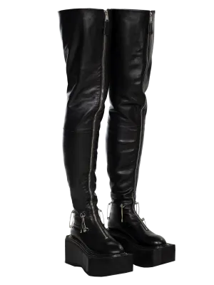 Thigh-High Box Boots