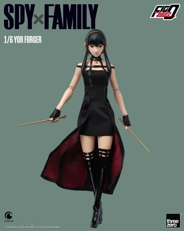 ThreeZero FigZero 1/6 Spy x Family Yor Forger Action Figure