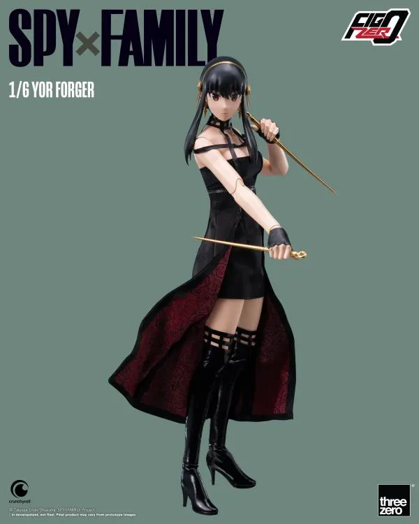 ThreeZero FigZero 1/6 Spy x Family Yor Forger Action Figure