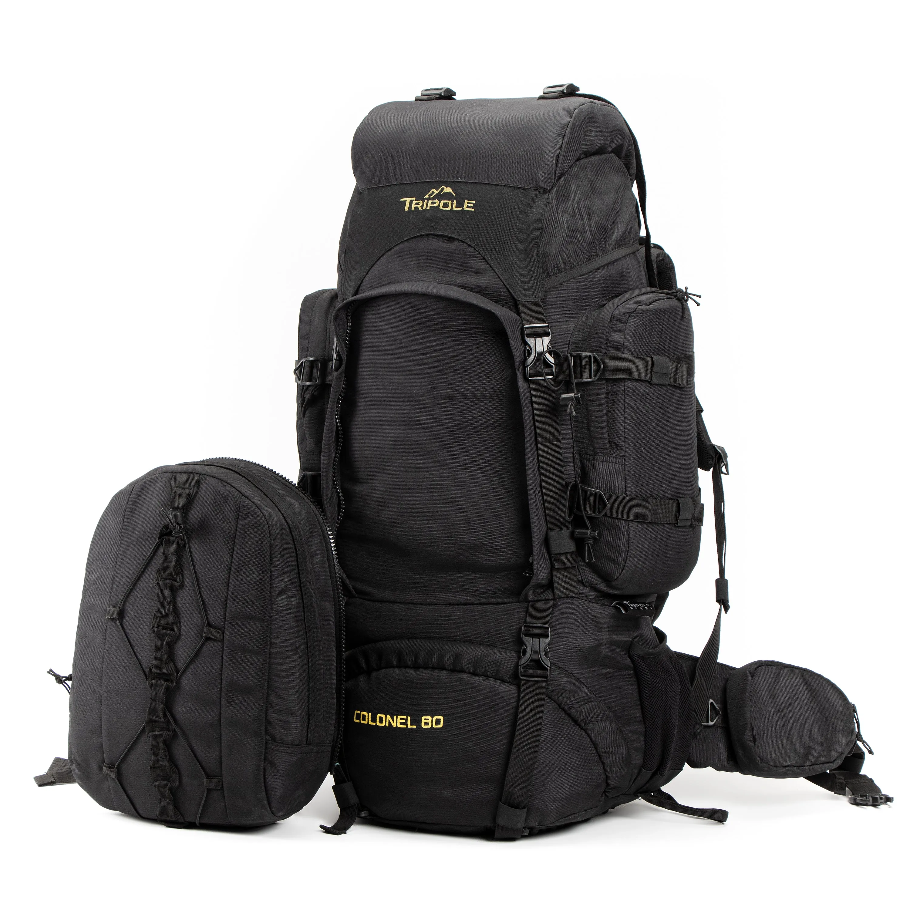 Tripole Colonel Series 80 Litre Rucksack   Detachable Day Pack & Rain Cover