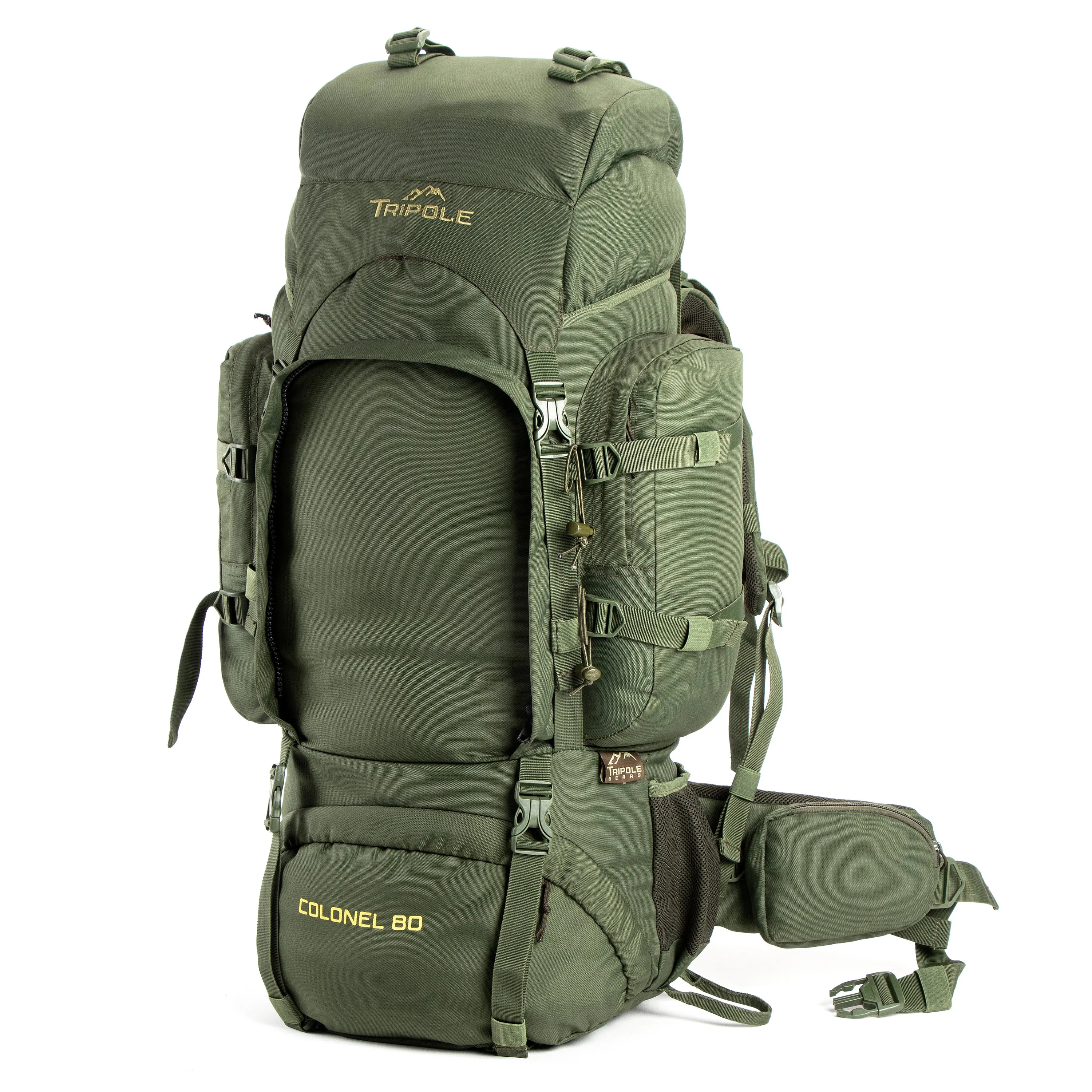 Tripole Colonel Series 80 Litre Rucksack   Detachable Day Pack & Rain Cover