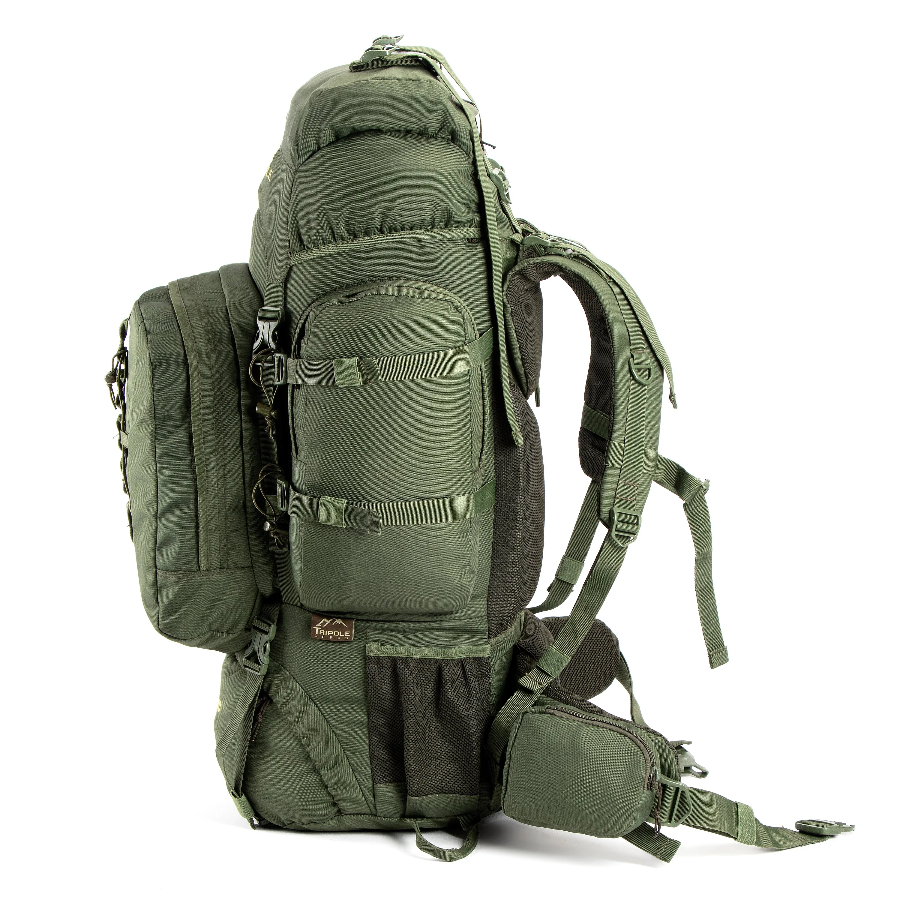 Tripole Colonel Series 80 Litre Rucksack   Detachable Day Pack & Rain Cover