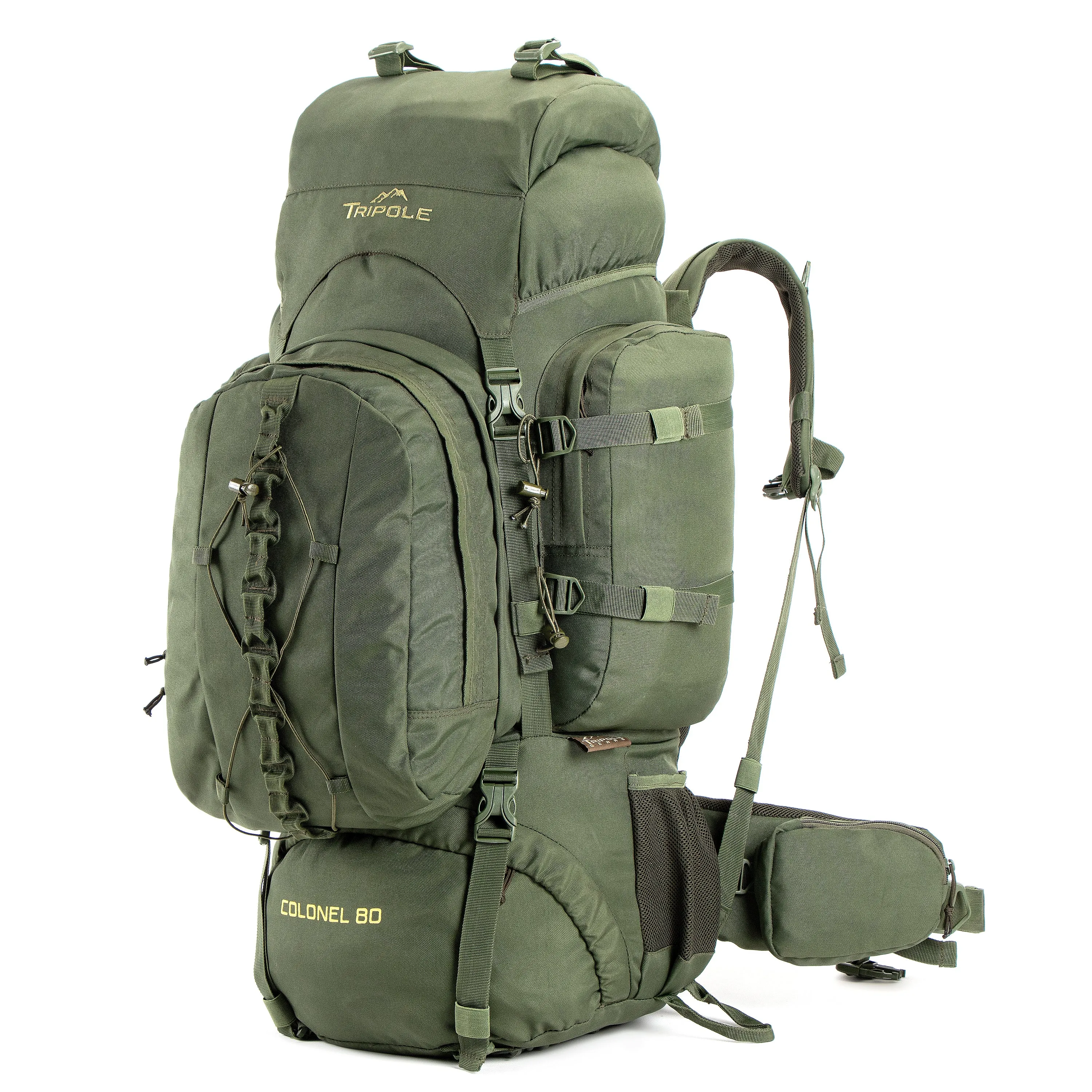 Tripole Colonel Series 80 Litre Rucksack   Detachable Day Pack & Rain Cover