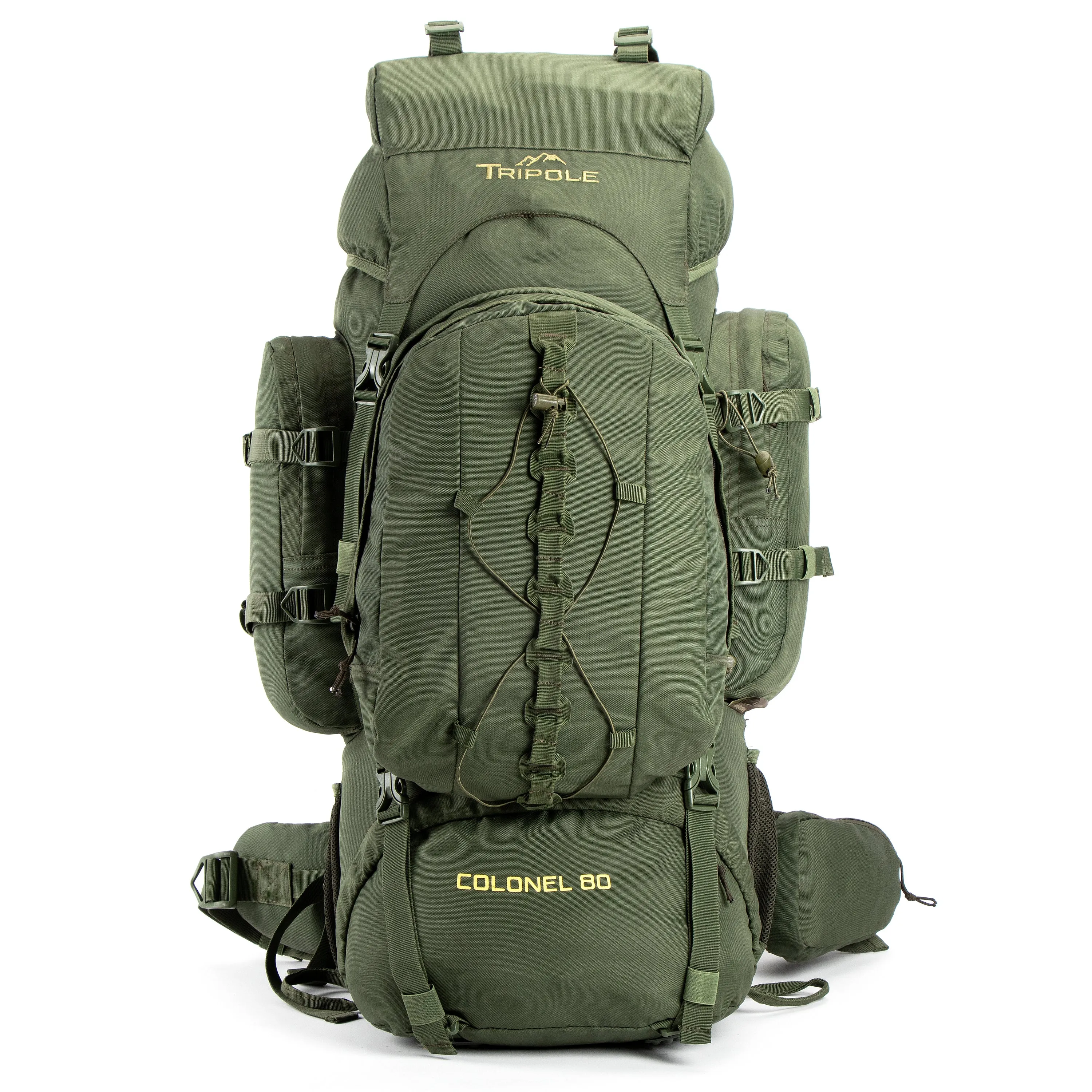 Tripole Colonel Series 80 Litre Rucksack   Detachable Day Pack & Rain Cover