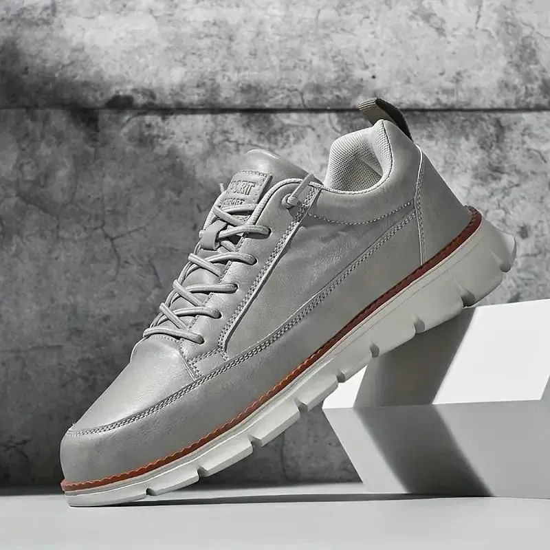 Ultra-Comfy Grey Soft Sole Casual Shoes for Men