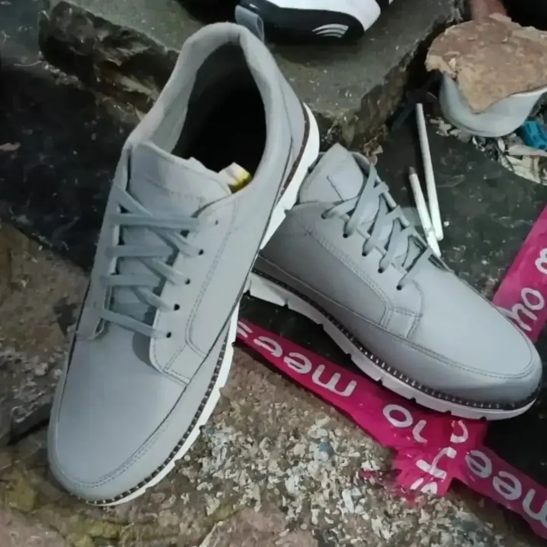 Ultra-Comfy Grey Soft Sole Casual Shoes for Men