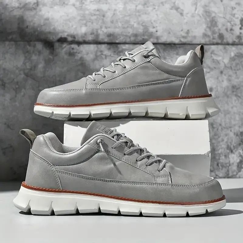 Ultra-Comfy Grey Soft Sole Casual Shoes for Men