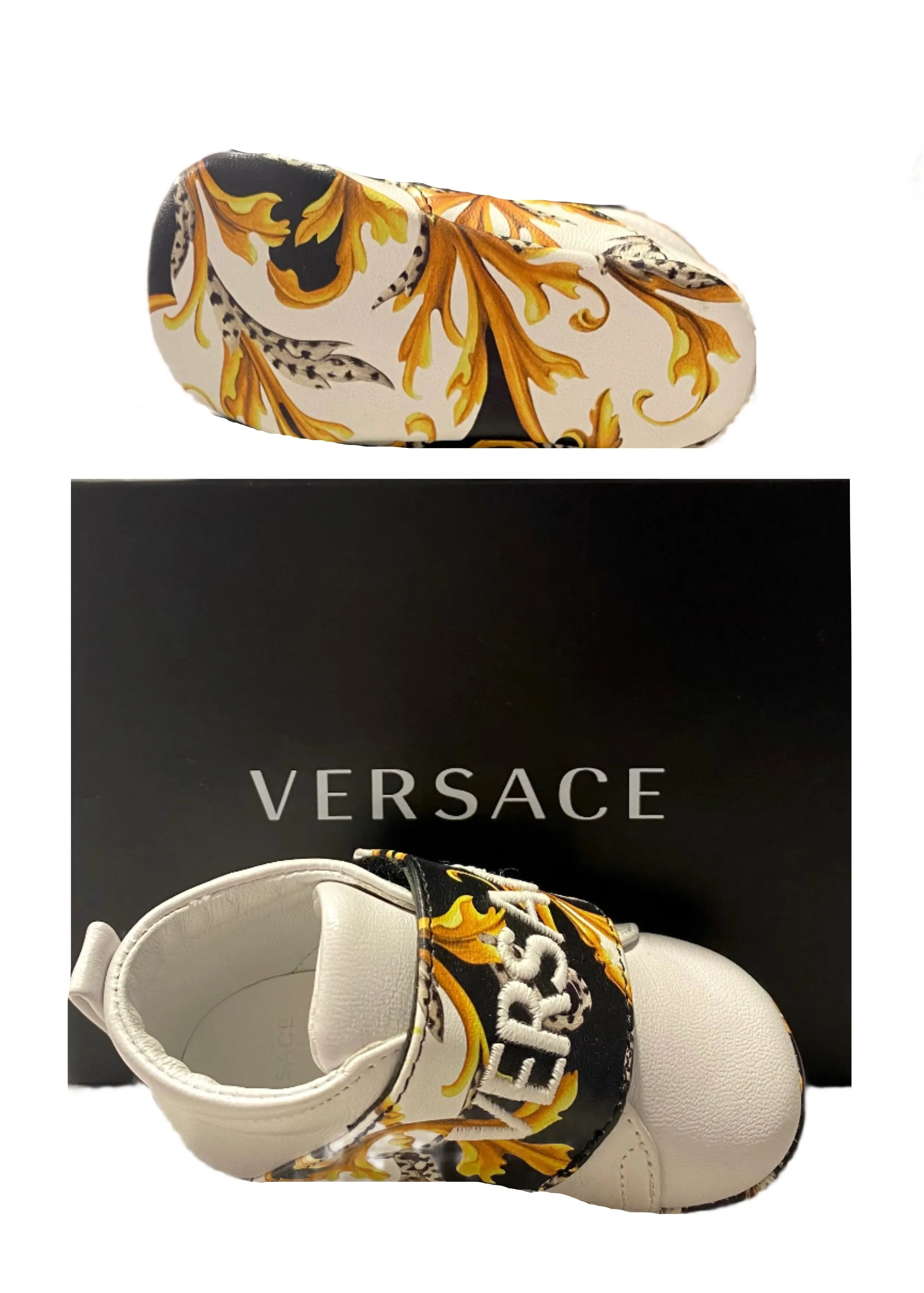 VERSACE Embroidered Baroque Shoes