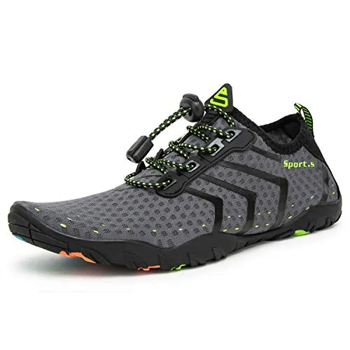 Wasserschuhe Herren Damen Barfußschuhe Strand Schwimmschuhe Schnelltrocknende Aqua Socken Poolschuhe für Surf Yoga Wassergymnastik