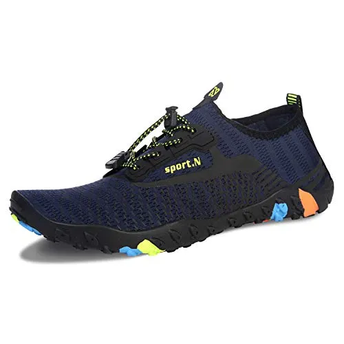 Wasserschuhe Herren Damen Barfußschuhe Strand Schwimmschuhe Schnelltrocknende Aqua Socken Poolschuhe für Surf Yoga Wassergymnastik