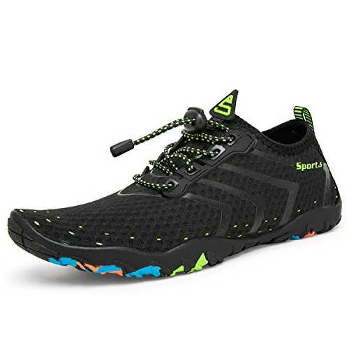 Wasserschuhe Herren Damen Barfußschuhe Strand Schwimmschuhe Schnelltrocknende Aqua Socken Poolschuhe für Surf Yoga Wassergymnastik