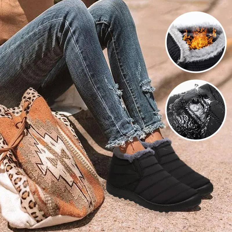 Waterproof winter ankle boots - keep warm and dry