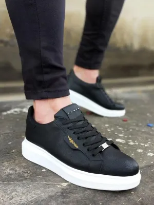WG01 Black Men's Casual Shoes