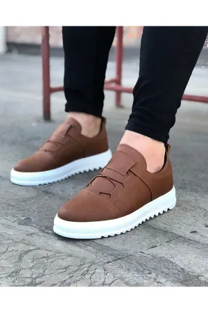 WG036 Tan Men's Casual Shoes