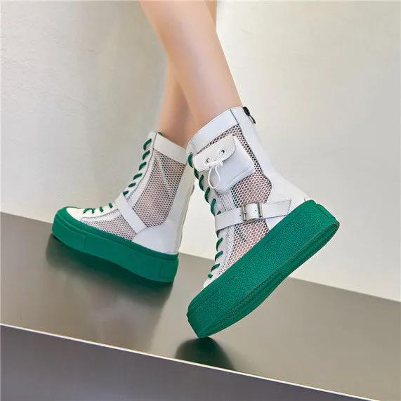 Women's trendy round toe ankle boots - King Stone Brothers and Co™️