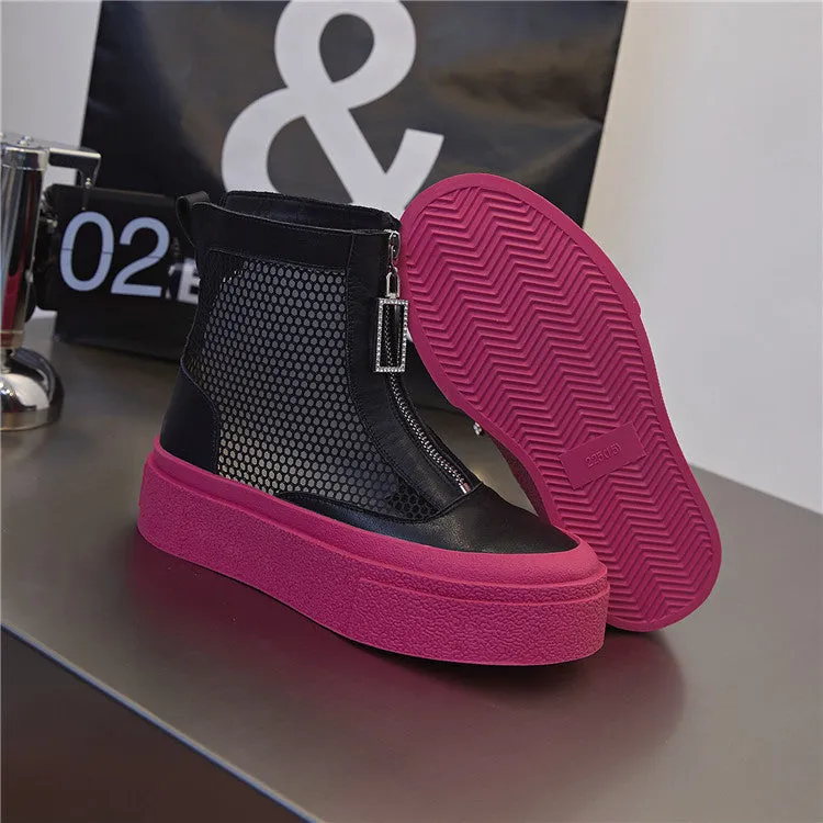 Women's trendy round toe ankle boots - King Stone Brothers and Co™️